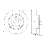 TOMEX Brakes Bremsscheibe
